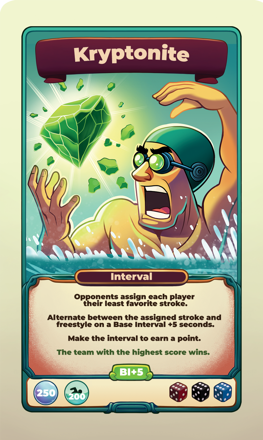 Kryptonite challenge card